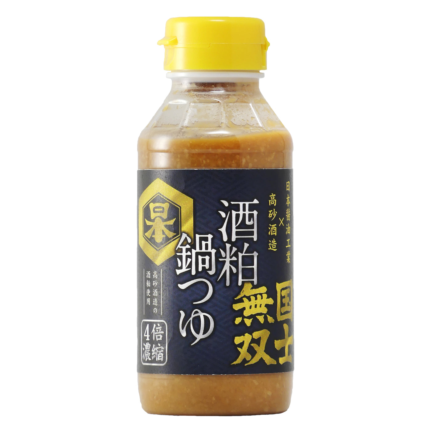 高砂酒造×日本醤油工業コラボ　酒粕鍋つゆ200ml(4倍濃縮タイプ)